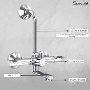 Candy Wall Mixer Brass Faucet with L Bend – by Specule Specule
